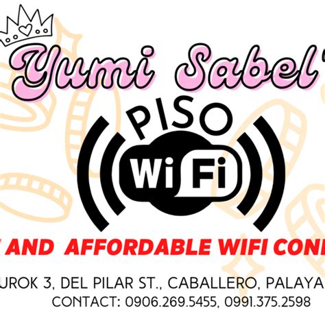 Yumi Sabel's Piso Wifi Vending Machine .